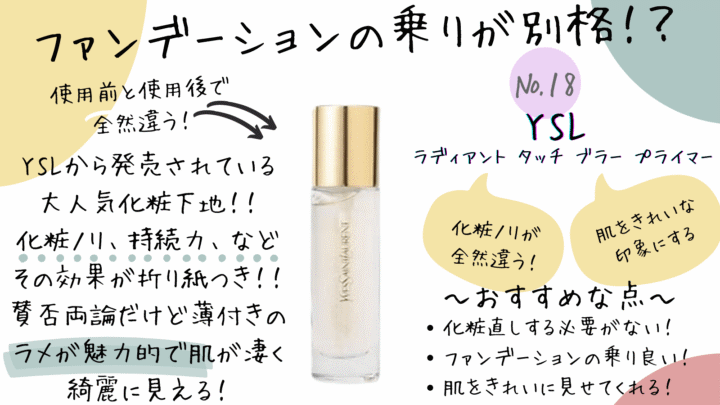 イヴ・サンローラン ラディアント タッチ ブラープライマー 30ml 